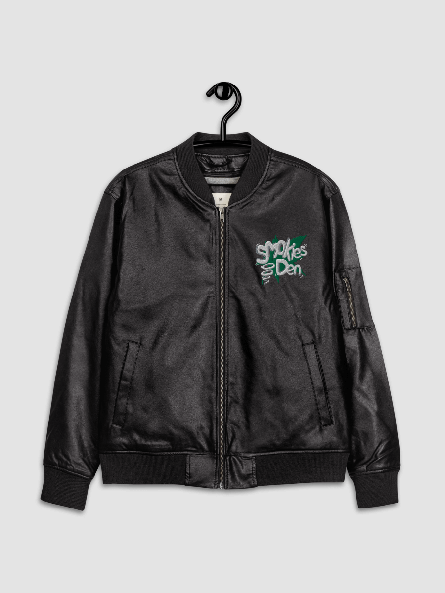 [Den] Faux Leather Bomber Jacket - Threadfast Apparel 395J -2 product image (6)