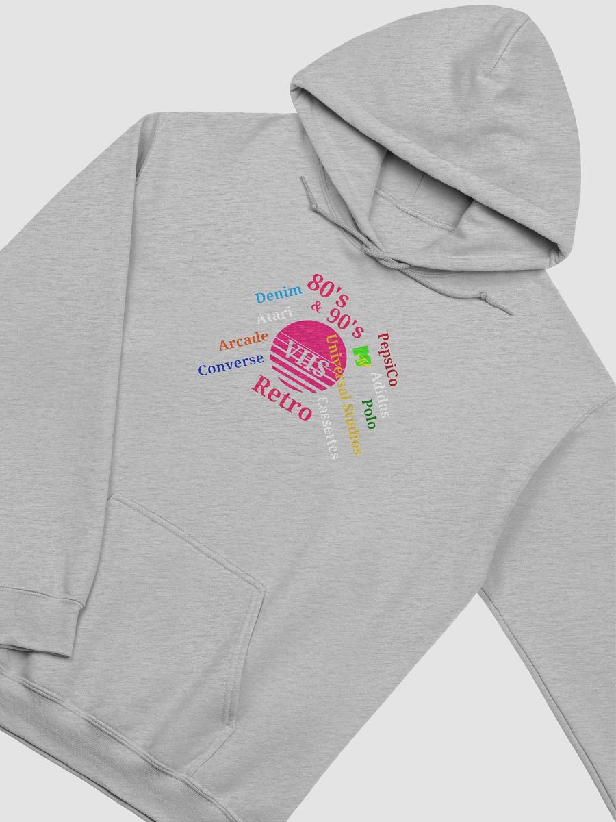 Retro VHS Circle Classic Hoodie product image (3)