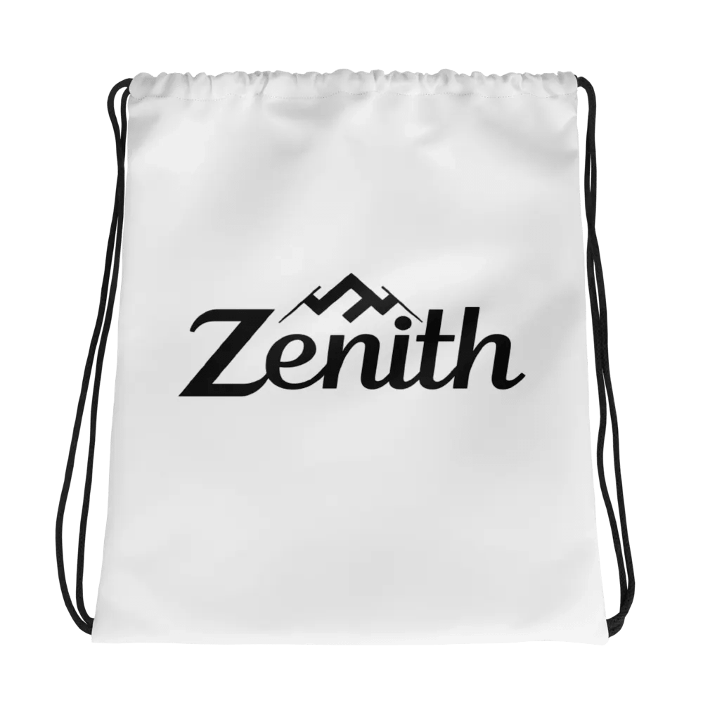 All-Over Print Zenith Drawstring Bag - Minimalist Mountain Design product image (3)
