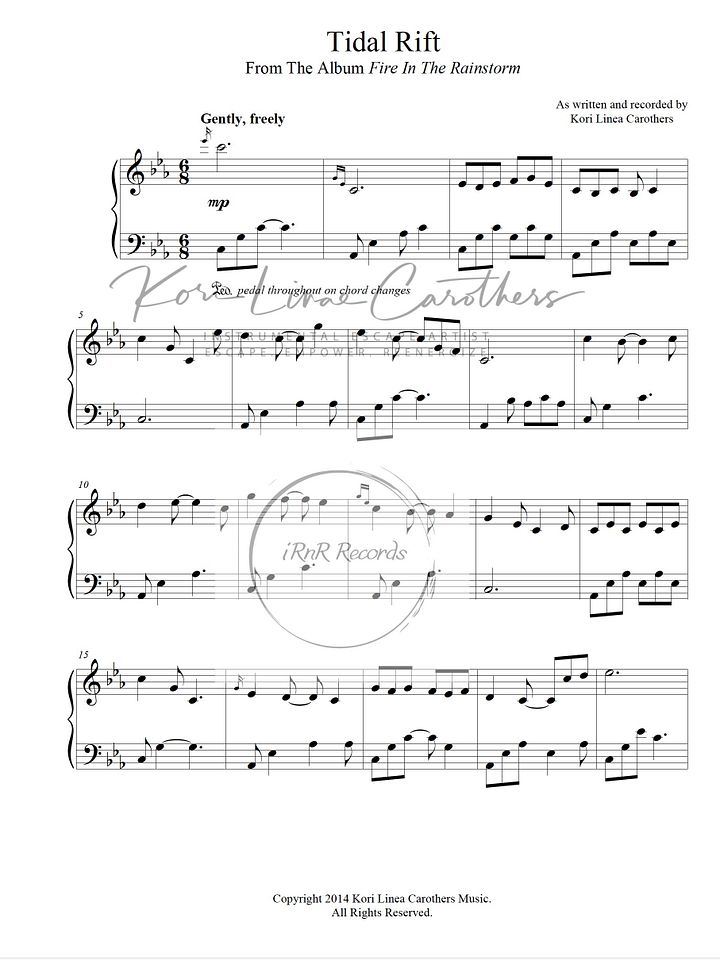 Tidal Rift Sheet Music product image (2)