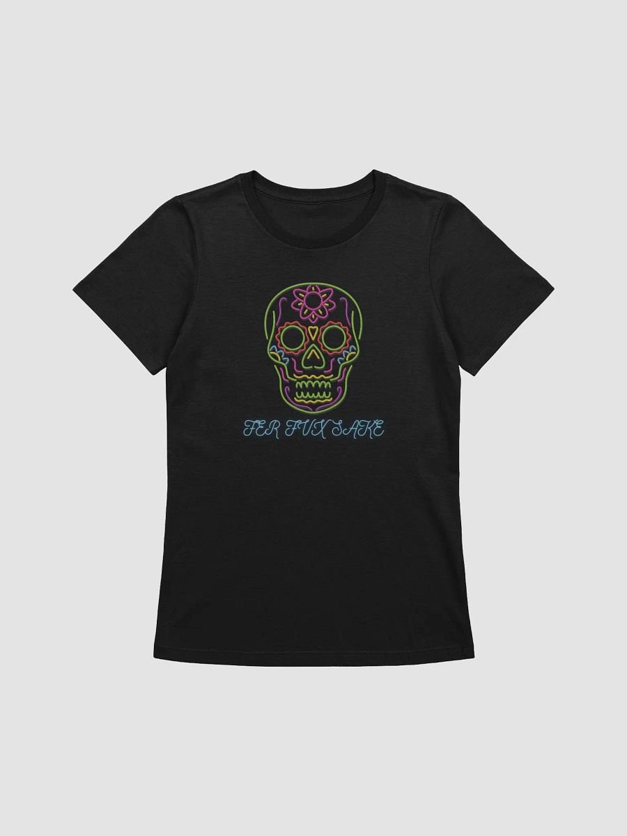 FFS Neon Sugar Skull Women's Soft Tee product image (1)