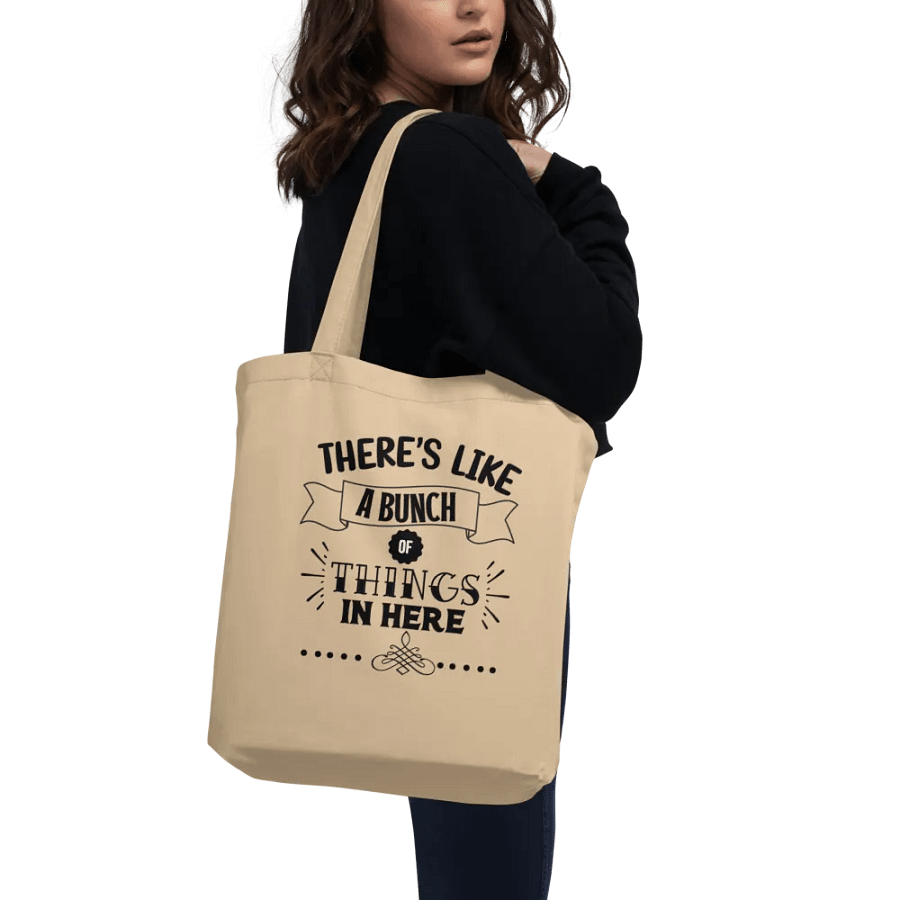 Eco-Friendly Ribbon Banner Tote Bag product image (9)