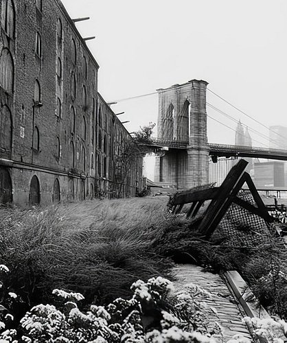 The bridge has seen it all. Brooklyn, 1975 ➡️ 2025