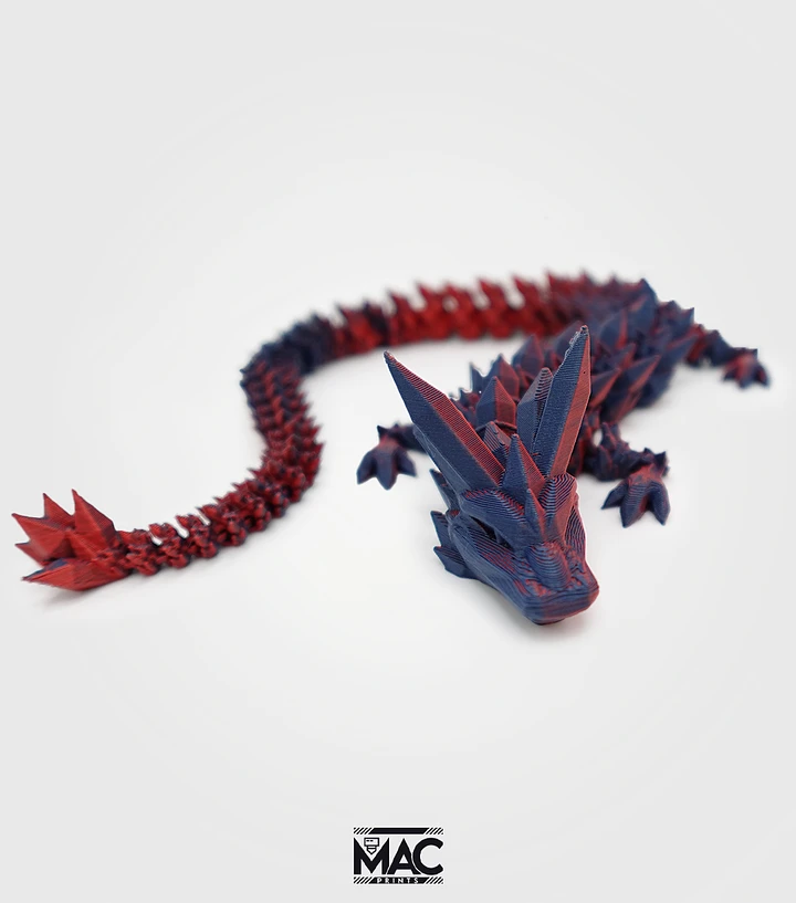Red Blue Baby Dragon product image (1)
