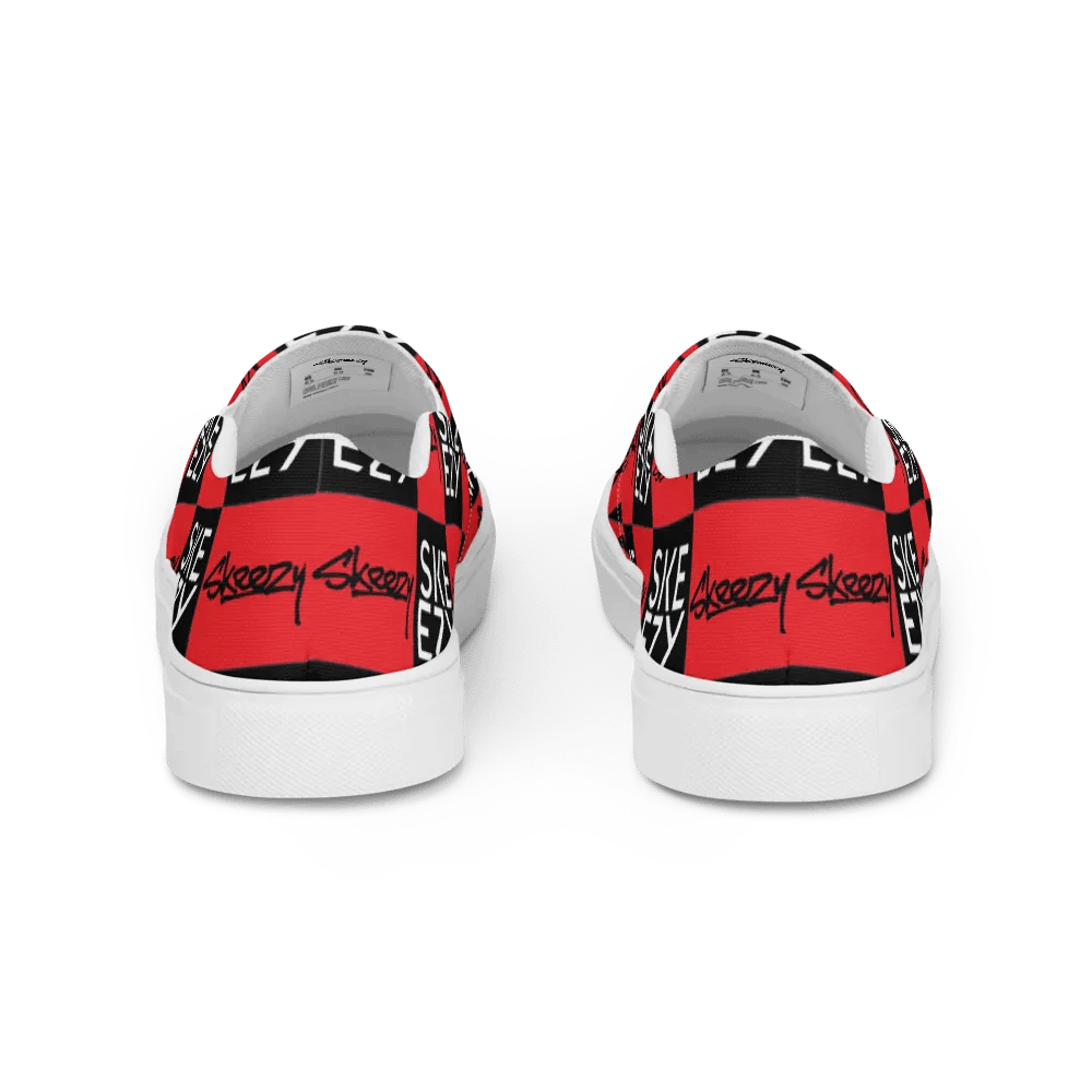 Checkered Skeezy Slip-Ons BLK/RED (Men's) product image (3)