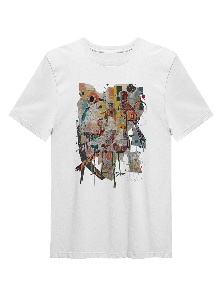 'Gathering' by Edward Martin: Mixed Media Collage T-Shirt product image (2)