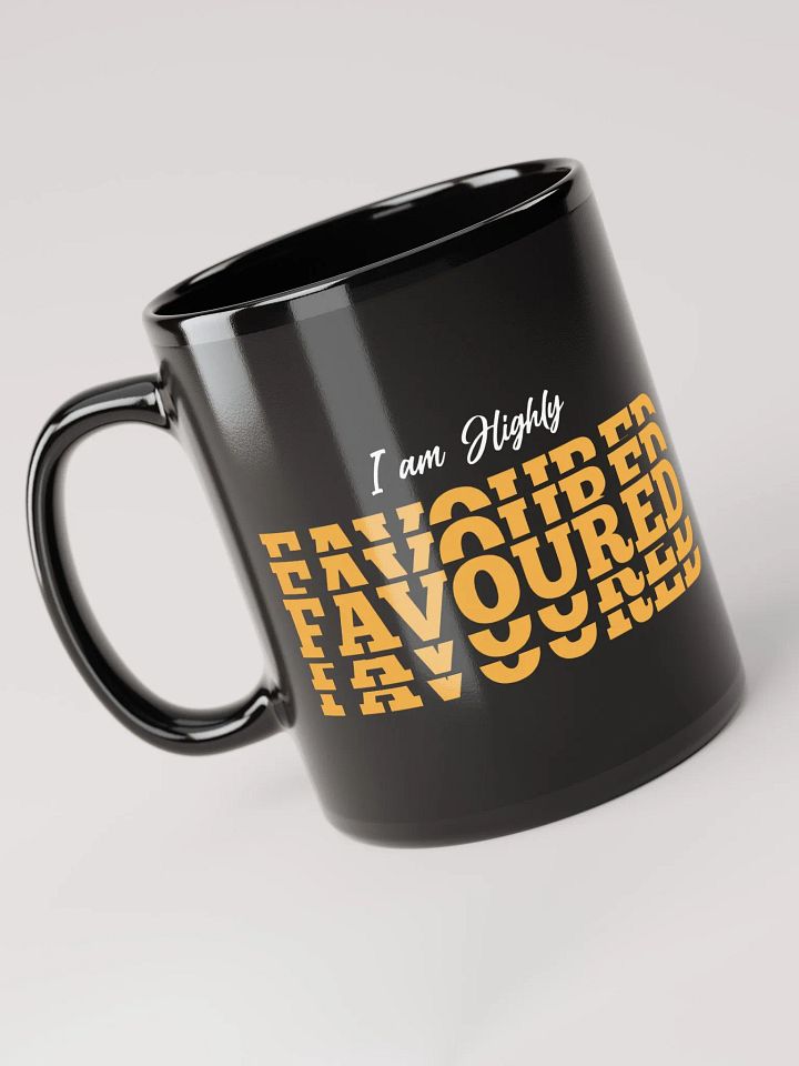 FAVOURED Black Mug product image (1)