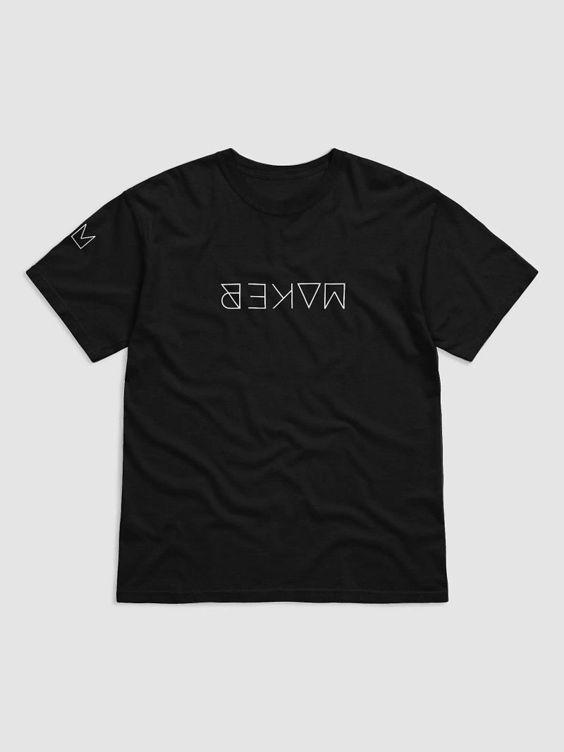 upside-down maker tee