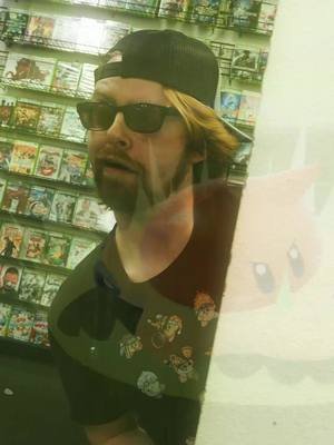 WHAT’S UP GAMERS! The new Kirby Air Riders game is OUT NOW!  Enjoy our over the top 90’s style ad #kirby #kirbyairriders #videogame #retrogames #gamestore 