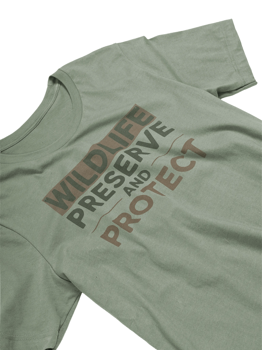Preserve & Protect Wildlife T-Shirt, Nature Lover Gift, Wildlife Conservation T-shirt product image (3)