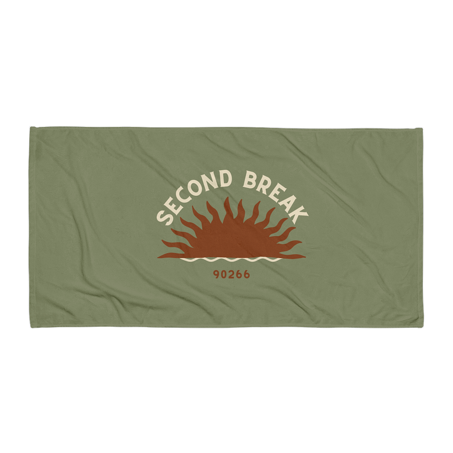 Second Break Beach Towel – South Bay Sand-Ready product image (1)