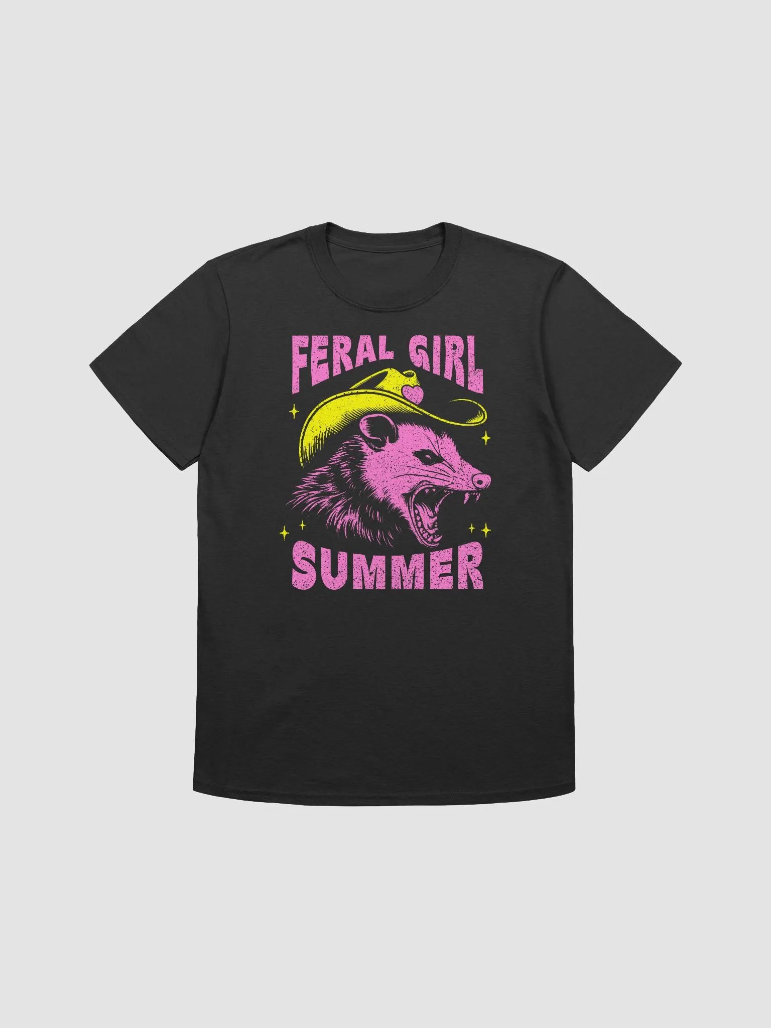 Feral Girl Summer Opossum Tie Dye Raccoon Vintage product image (1)