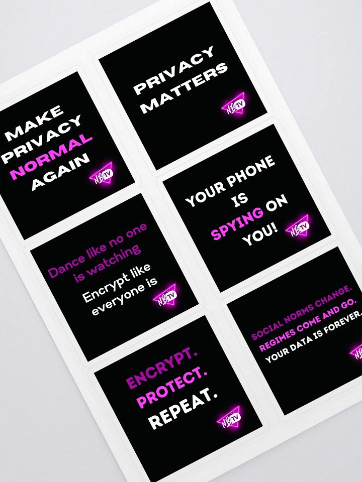 Privacy Matters Sticker Set product image (1)
