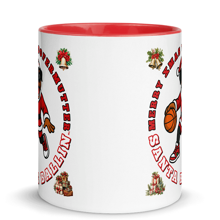 WooferMutter™ Santa Be Ballin Xmas Mug - Rottweiler product image (8)