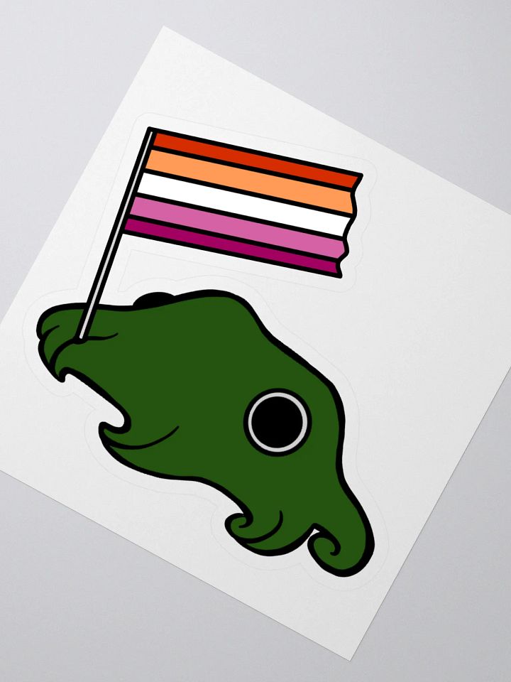 Lesbian Pride Flag Sticker product image (2)