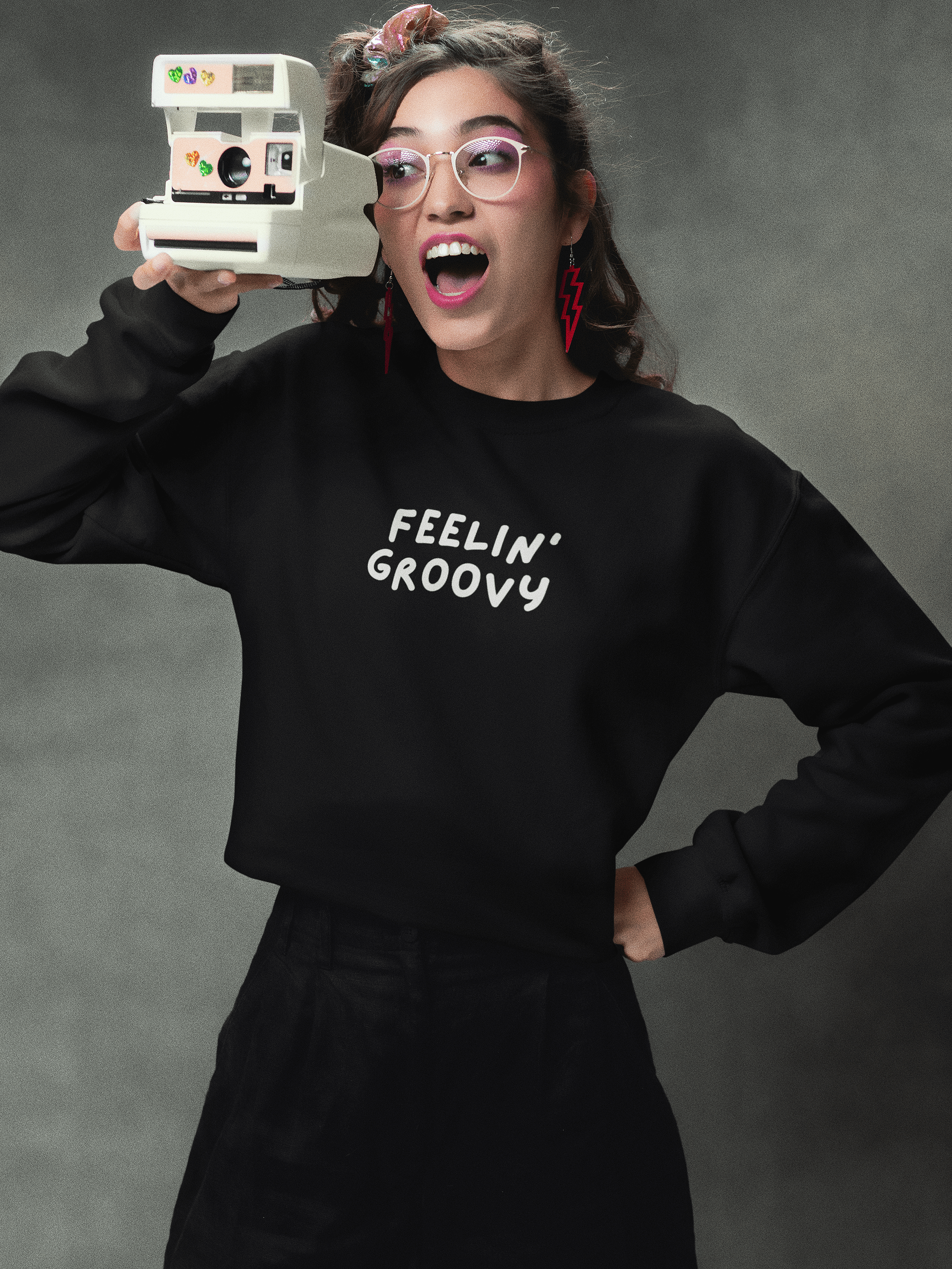 “Feelin’ Groovy” My Vibe Crewneck Sweatshirt #2 product image (1)