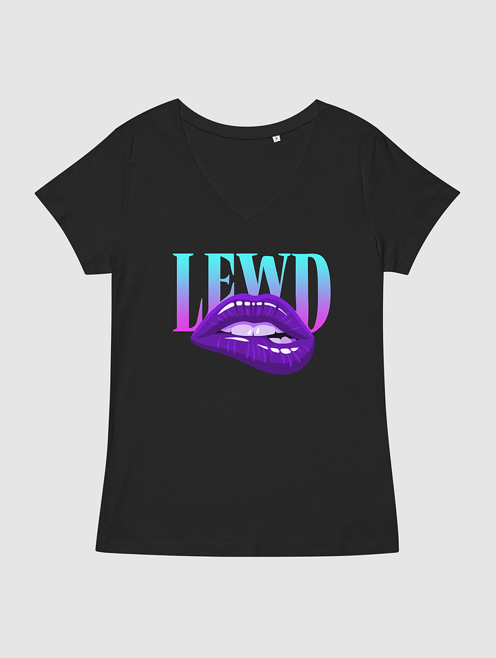 LEWD Women fitted v-neck T product image (1)