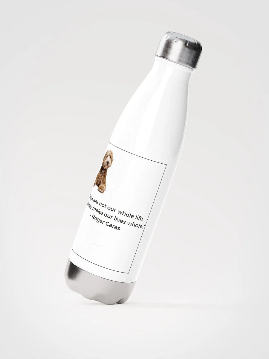 Poodle Water Bottle (White) product image (2)