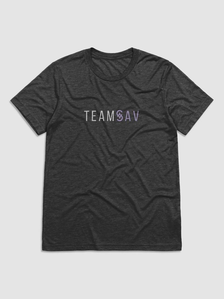 TeamSav Shirt (Unisex)- White + Purple Logo product image (10)