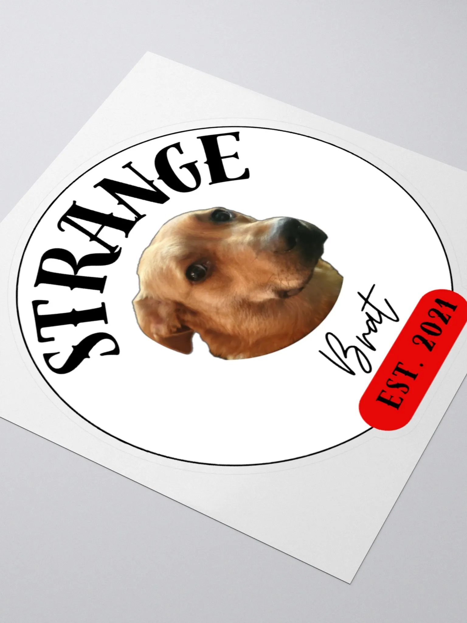 Strange Brat Kiss Cut Stickers product image (8)