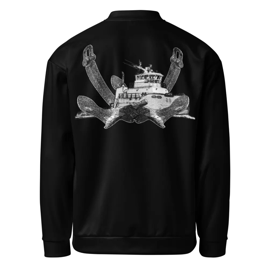 Twin Anchor Titan tug Black Bomber Jacket product image (7)