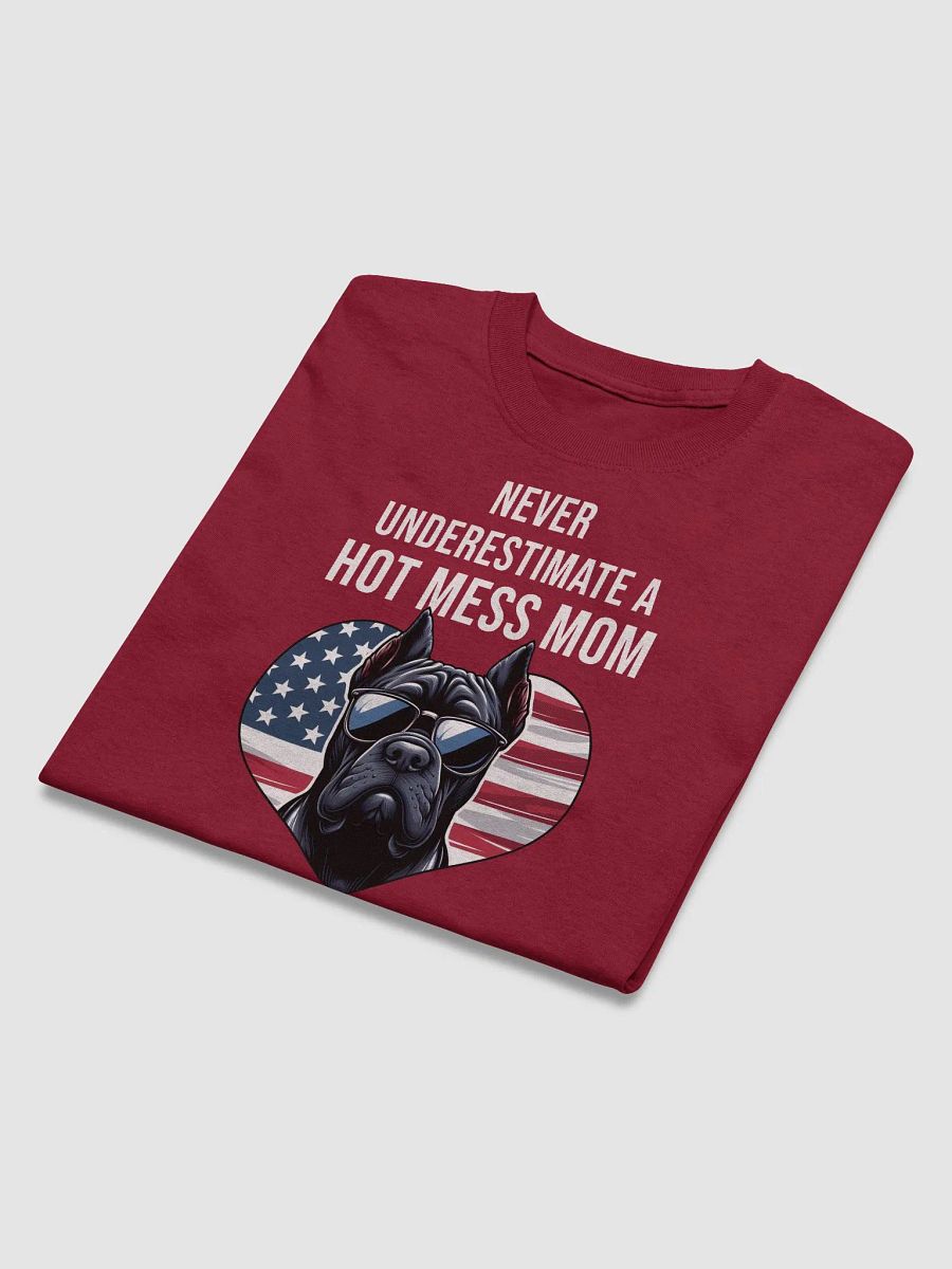 Never Underestimate a Hot Mess Mom with a Cane Corso T-Shirt product image (3)