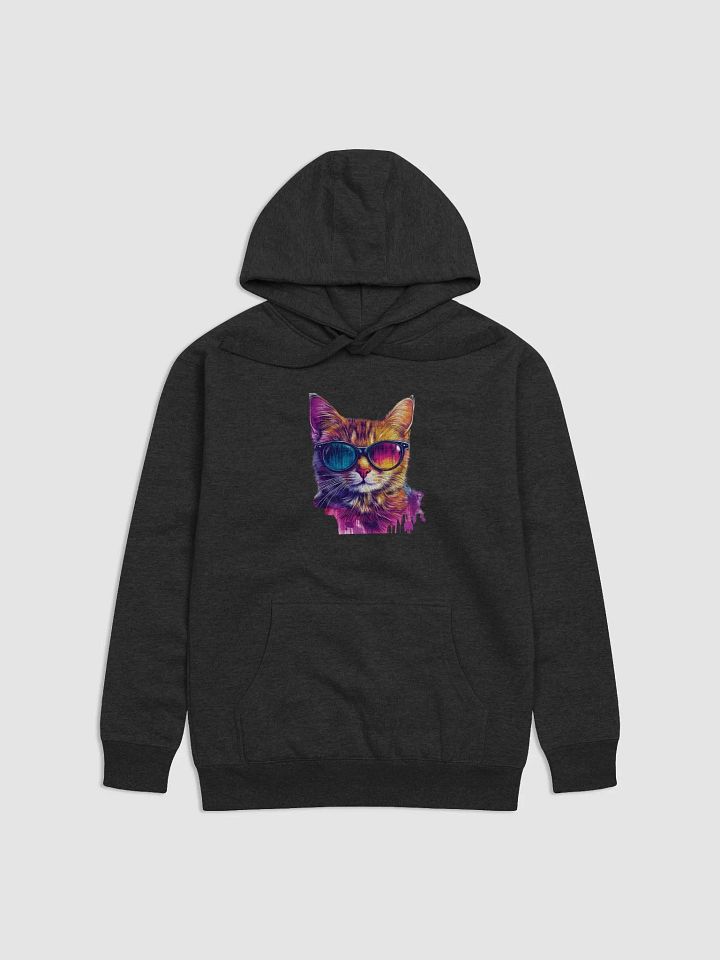 Vivid Cat Graffiti Sunglasses Hoodie product image (8)
