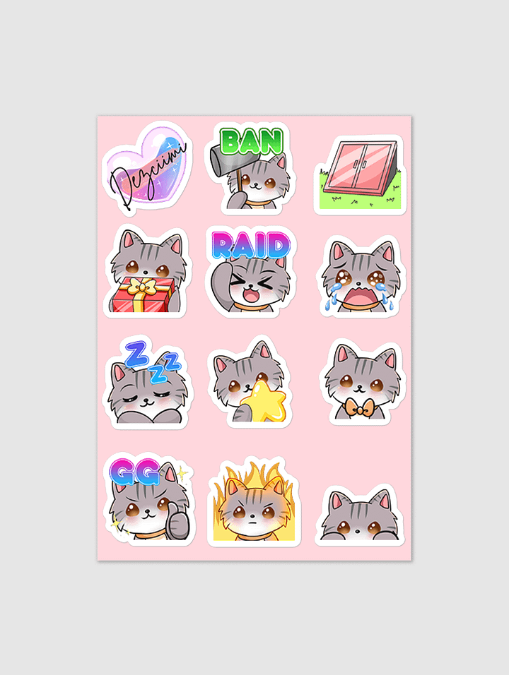 Dezciimi Emotes Sticker sheet product image (1)