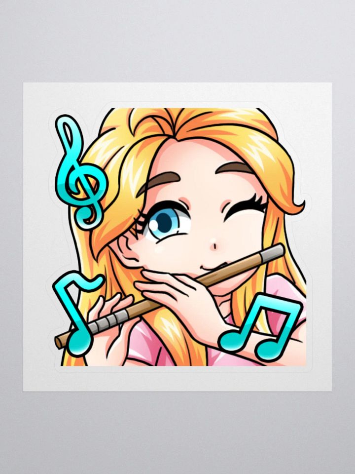Melissa Flute Emote Sticker product image (1)