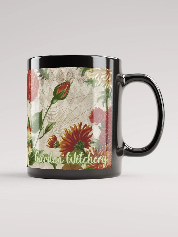 Garden Witchery #1 BLACK GLOSSY MUG product image (1)