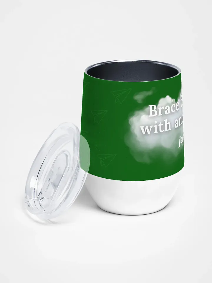 🍷 Brace For Impact… With Another Glass - Traveller’s Wine Tumbler product image (2)