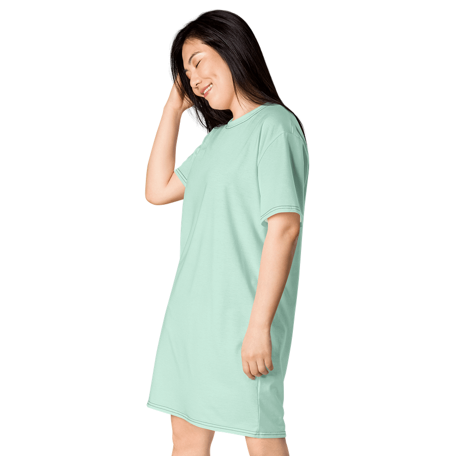 Oversized T-Shirt Dress - Vibrant Humming Bird, Sizes 2XS-6XL product image (3)