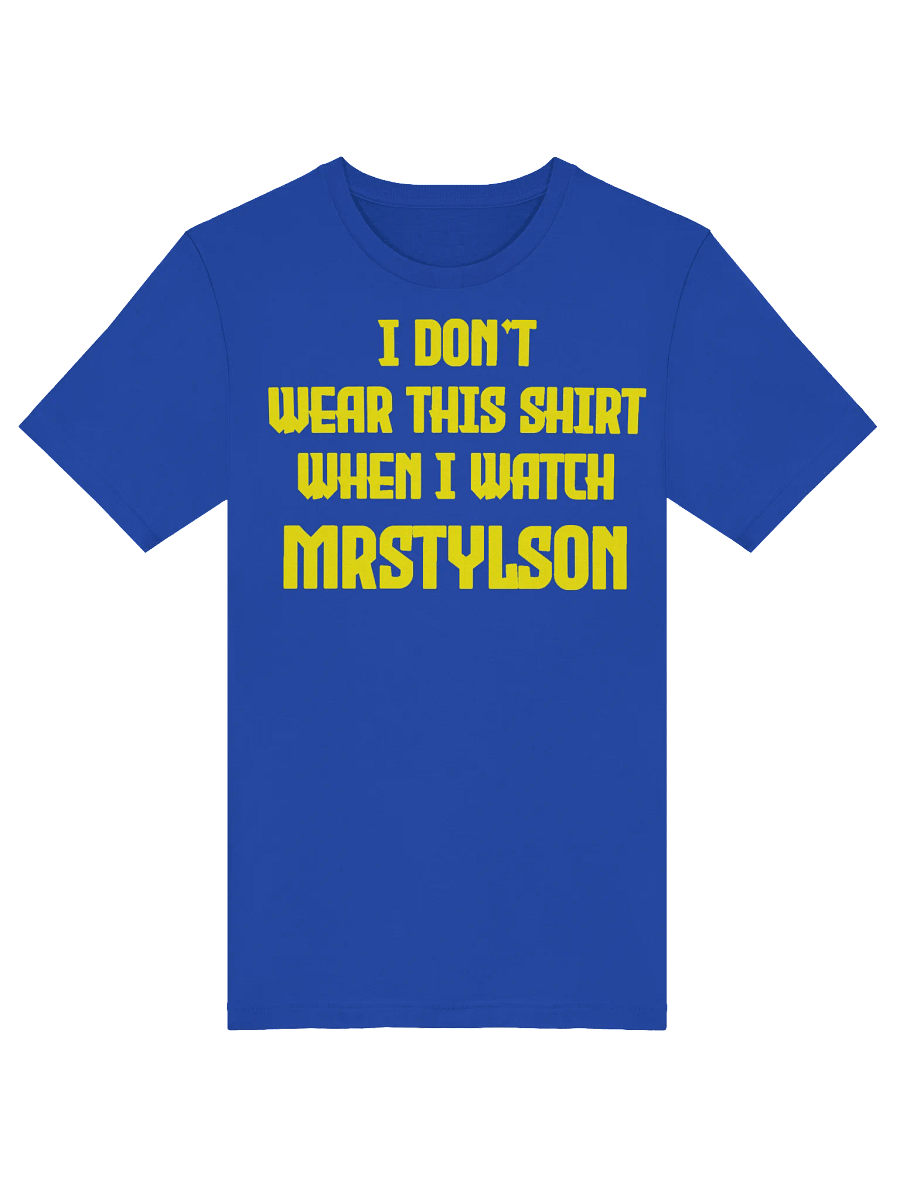 I Don't Wear This Unisex T-Shirt (Yellow Text) product image (53)