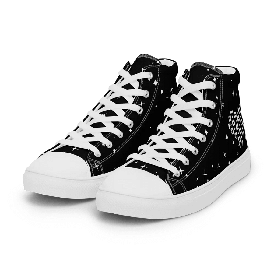 Woman's High-Top Sneakers (Checkered Heart) product image (4)