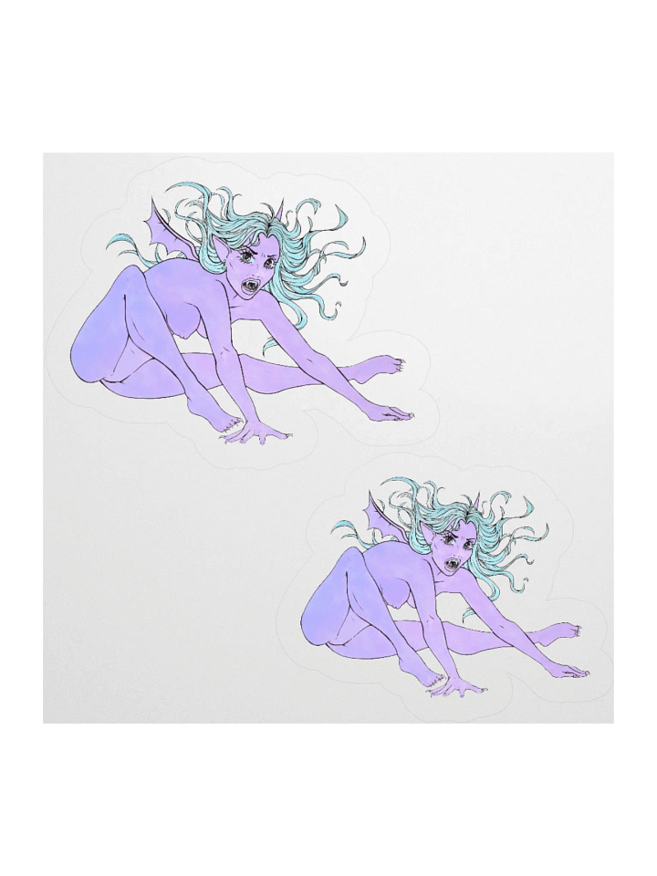 Pinuptober day 31 small stickers product image (1)