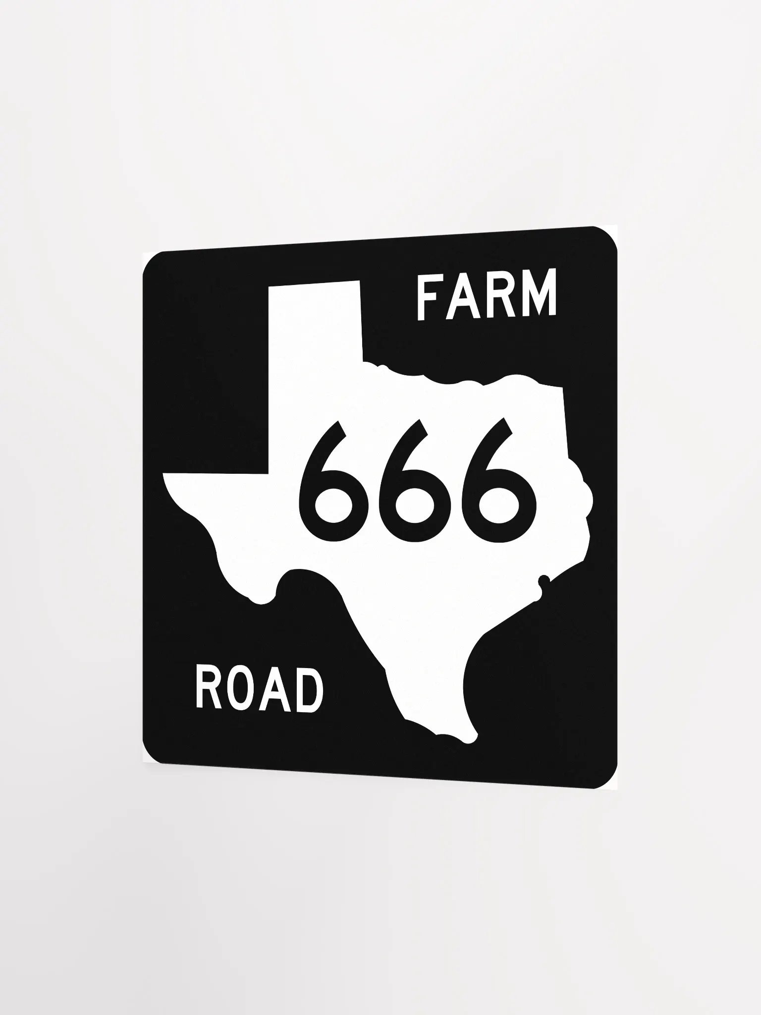 Texas Farm Road Sign FM 666 Poster product image (6)