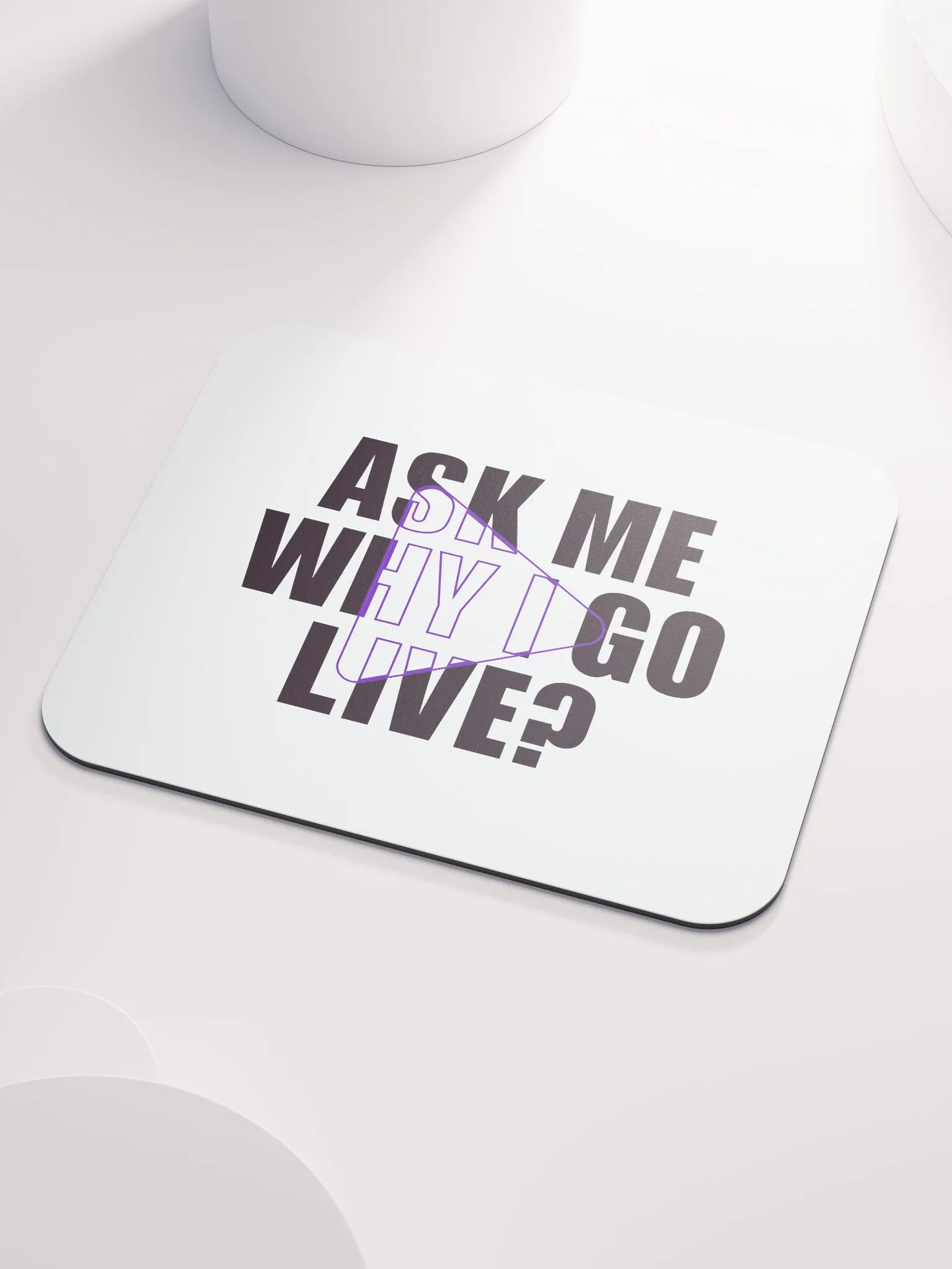 Ask Me Mouse Pad product image (3)
