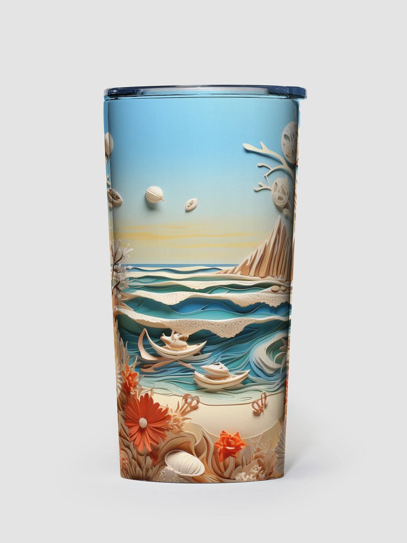 Sunset Serenity Stainless Steel Tumbler