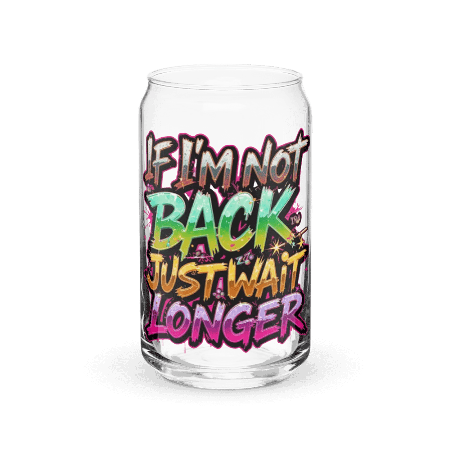 Graffiti Vibes Can-Shaped Glass product image (2)