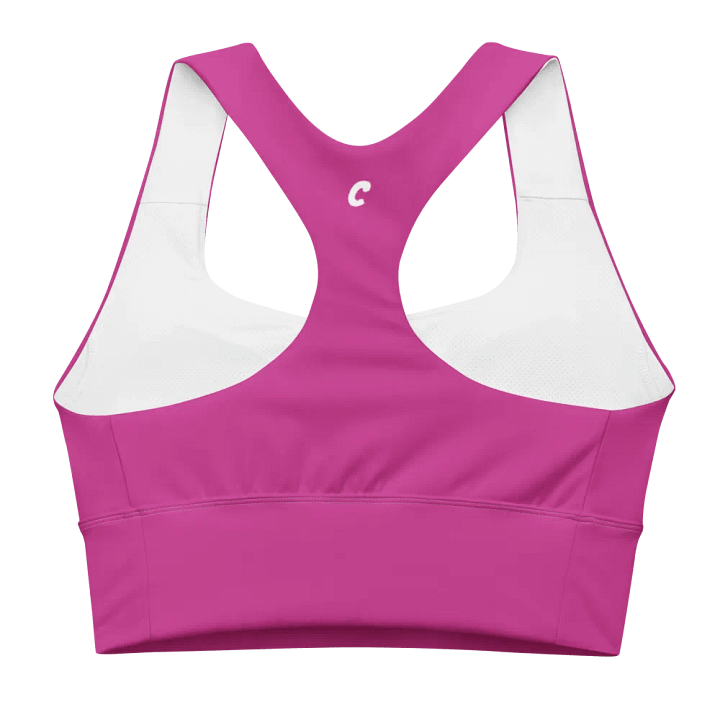 Recycled Longline Red Violet Sports Bra product image (2)