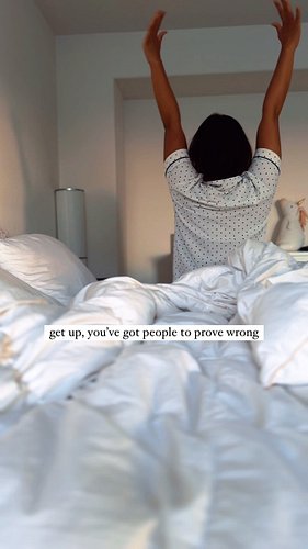 Get up. 

You’ve got people to prove wrong, people to piss off, and most importantly, a promise to uphold to yourself that yo...