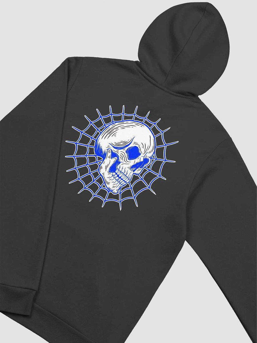 Spider web Skull blue hoodie product image (19)