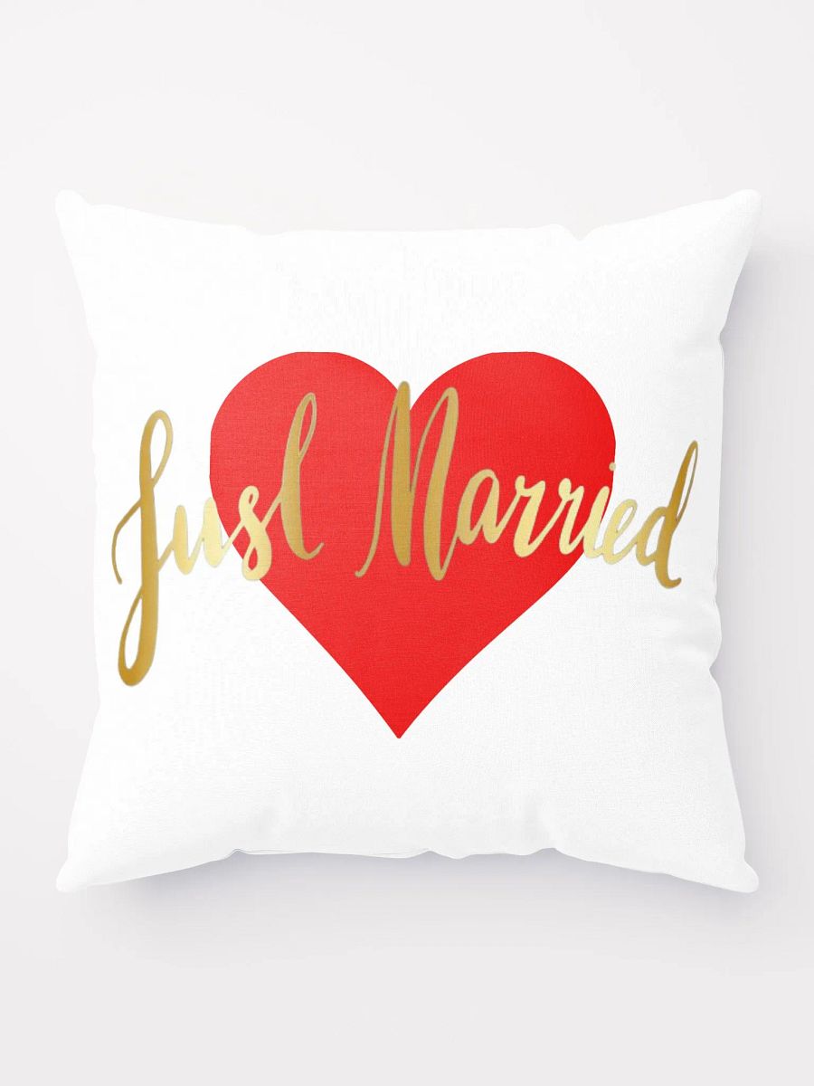 Just Married Throw Pillow product image (9)