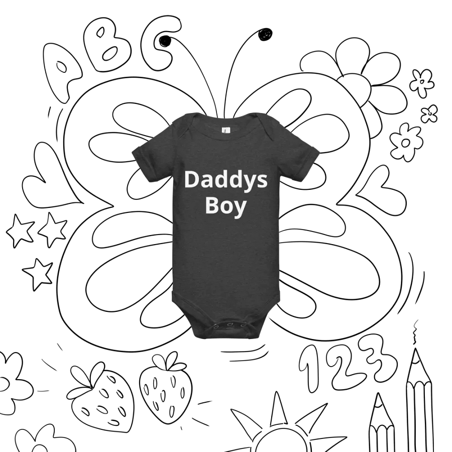 Daddy's Boy Baby Onesie product image (8)