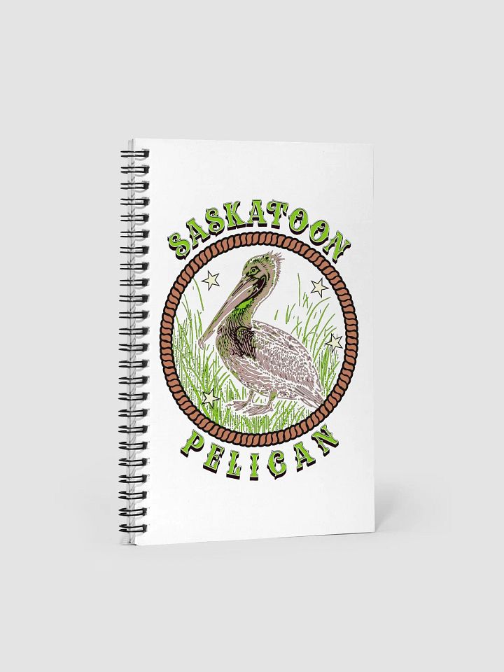 Saskatoon Pelican Dreams Spiral Notebook product image (1)