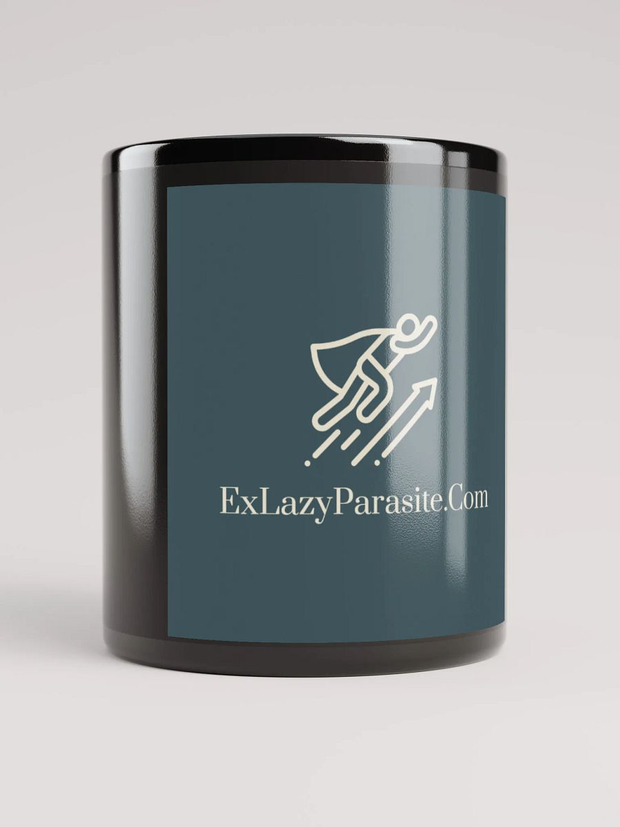 Rising Hero Black Glossy Mug product image (1)
