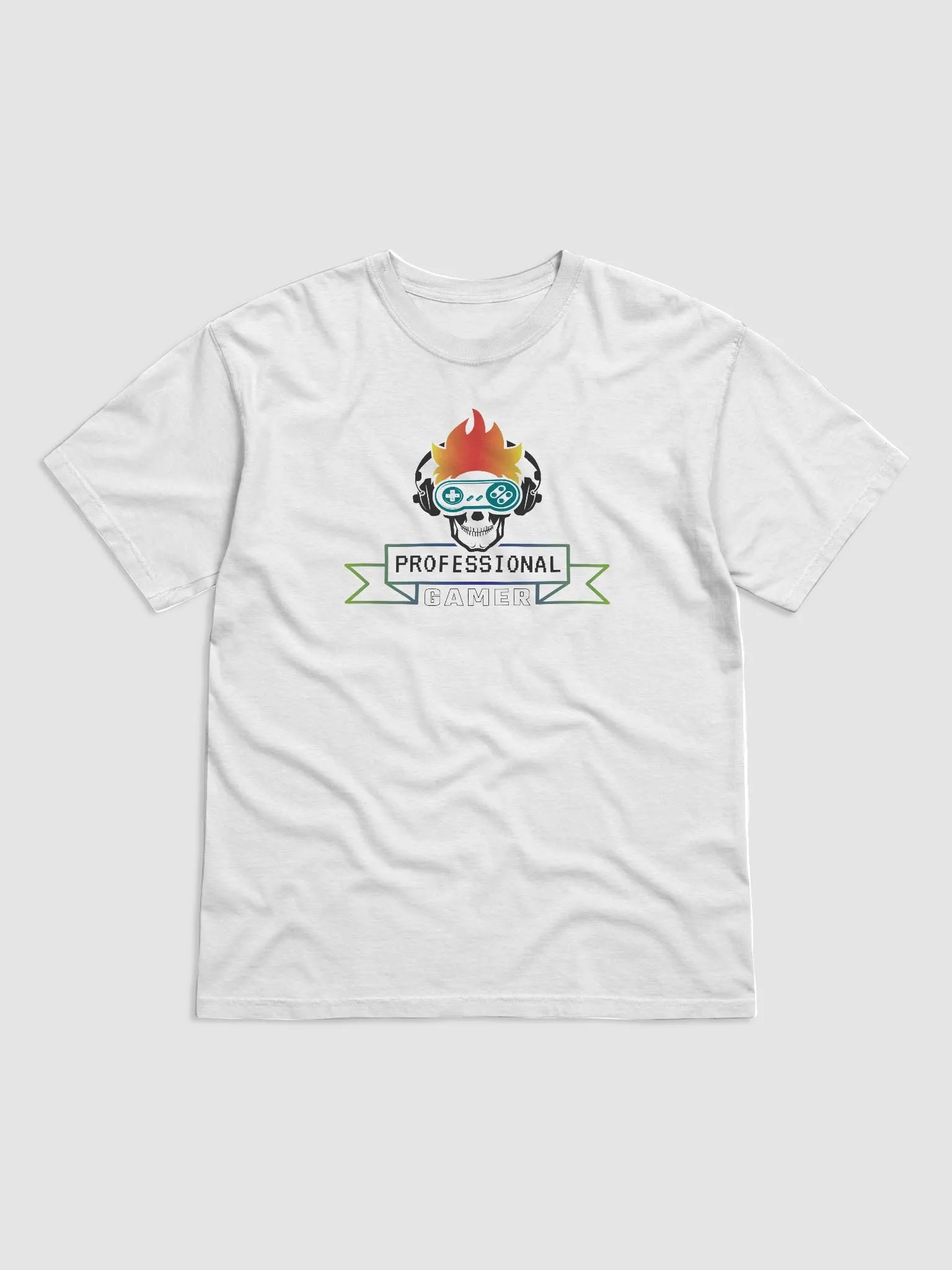 Professional Skull Flame Graphic Tee product image (1)