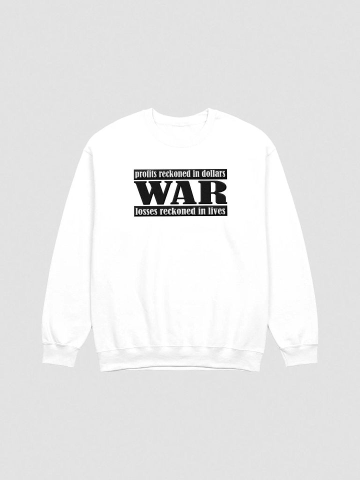 The Cost Of War - Gildan Classic Crewneck Sweatshirt (EMBROIDED) product image (1)