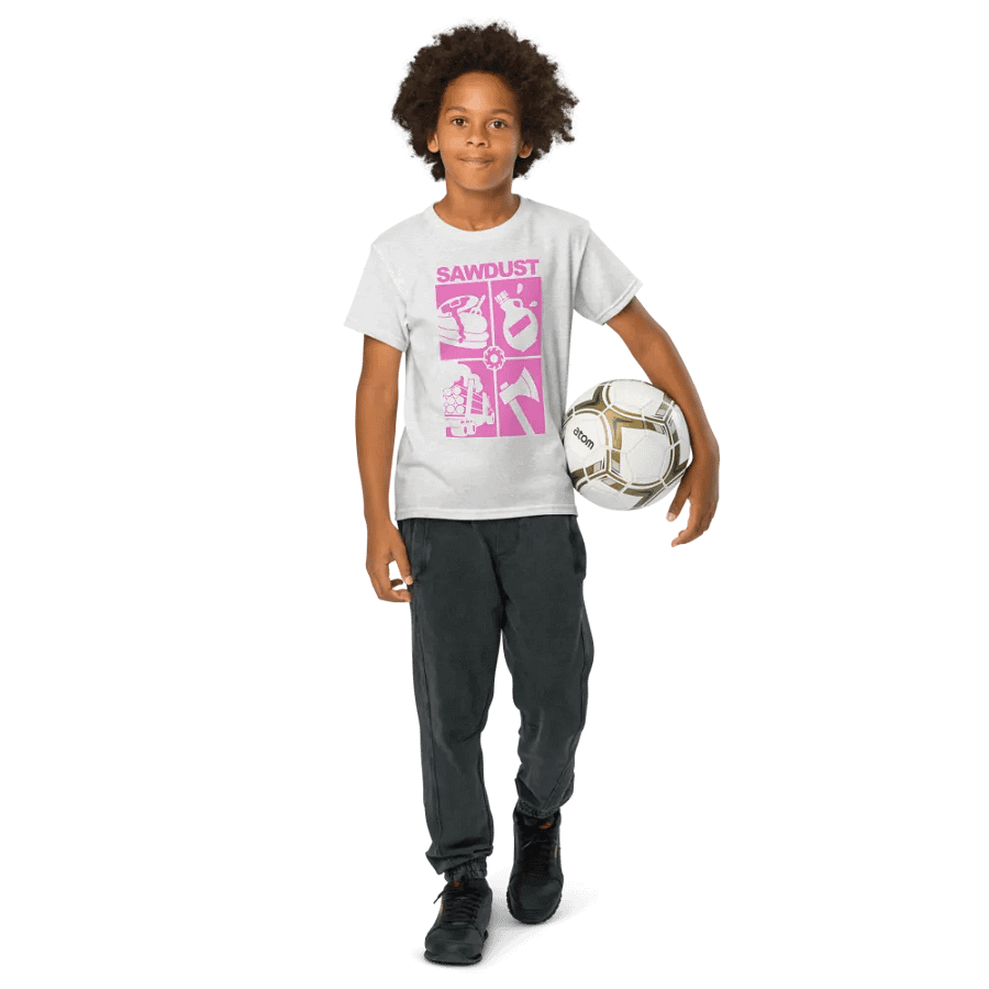 4 Square (pink) T Shirt (youth) product image (57)