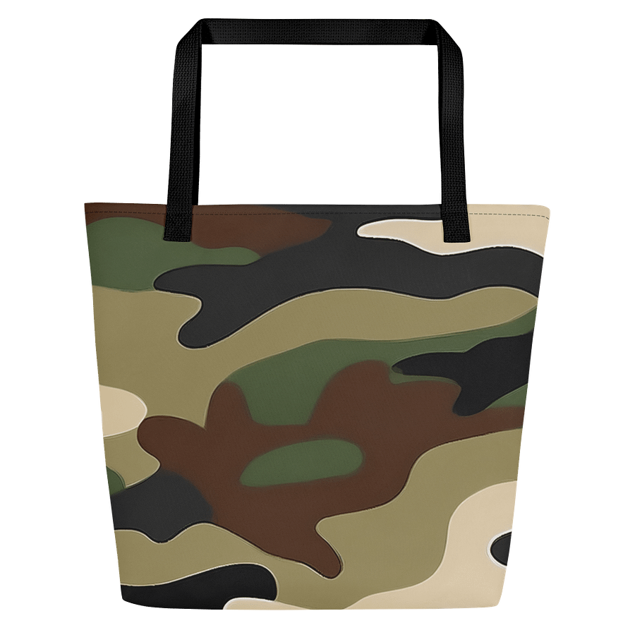 Large Tote Bag w/Pocket camo product image (7)